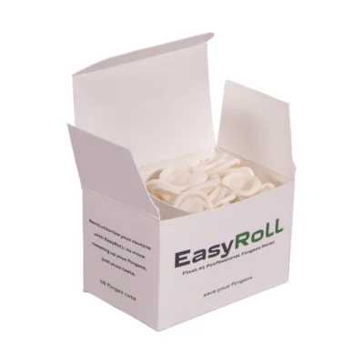 EASYROLL - THIMBLES NON-STICK FINGER GLOVES | 50 WHITE GLOVES - Image 3