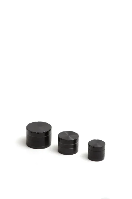 GRINDER DE LUXE ALUMINIUM 50MM 4 PARTS BLACK