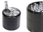 GRINDER MILL 62 MM 4 PARTS BLACK POLLINATOR