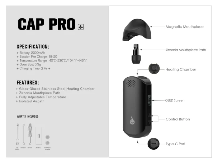 FLOWERMATE - CAP PRO | VAPORISATEUR – Image 5