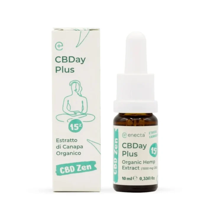 ENECTA - CBDAY PLUS CBD OIL 15% | 10ml 1500mg - Image 1
