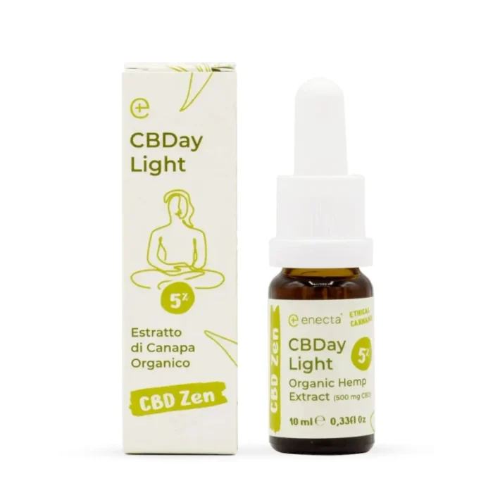 ENECTA - CBDAY LIGHT CBD OIL 5% | 10ml 500mg - Image 1