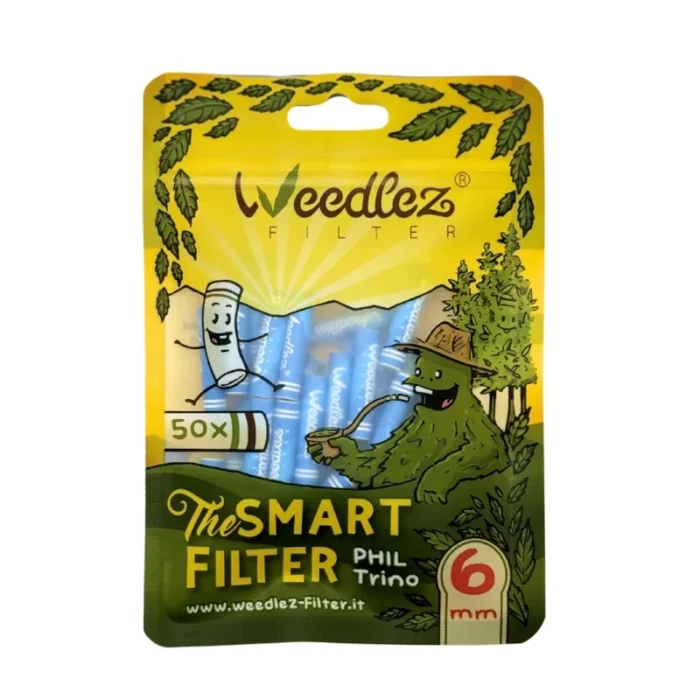 WEEDLEZ - FILTRI AI CARBONI ATTIVI | BLU Ø 6mm - 50pz. - immagine 1