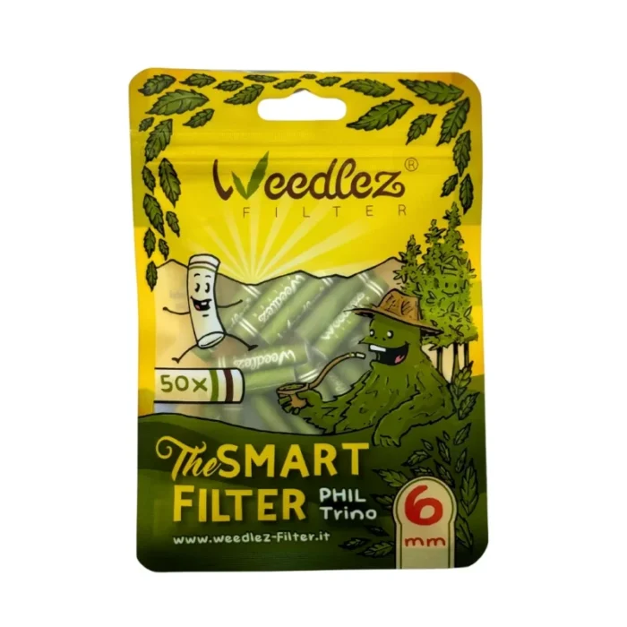 WEEDLEZ - ACTIVE CARBON FILTERS | GREEN Ø 6mm - 50pcs. - Image 1