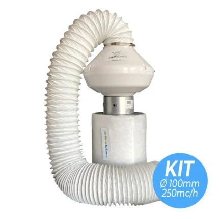 VENTILATION AND FILTERING KIT 100 | Ø100mm - 250mc/h