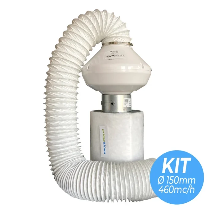 KIT DI ASPIRAZIONE E FILTRAGGIO 150 | Ø150mm - 460mc/h - immagine 1