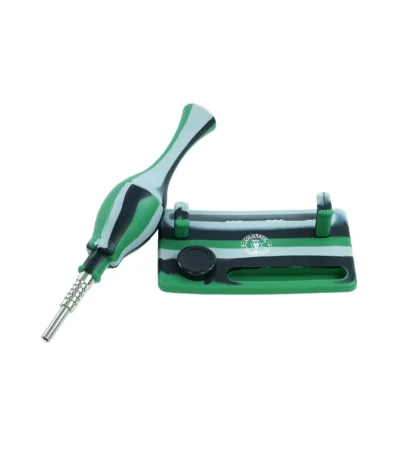 QNUBU - RECOLECTOR DE NECTAR DE SILICONA 'COLORADO' CON PUNTA DE TITANIO | 14 CM - Imagen 2