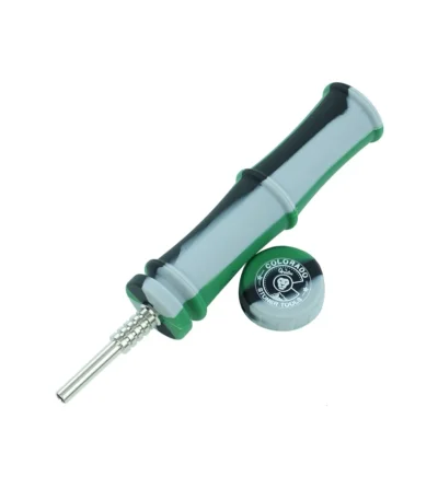 QNUBU - SILIKON-NEKTARSAMMLER 'BAMBUS' MIT TITANIUM-SPITZE | 14,6 CM – Bild 2