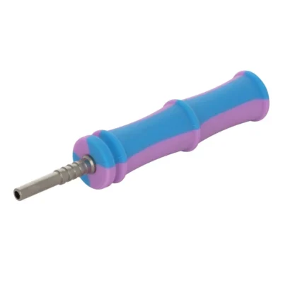 QNUBU - SILIKON-NEKTARSAMMLER 'BAMBUS' MIT TITANIUM-SPITZE | 14,6 CM – Bild 3