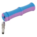 QNUBU - NECTAR COLLECTOR "BAMBOO" IN SILICONE CON PUNTA IN TITANIO | 14,6 CM - immagine 4