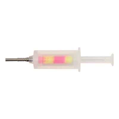 QNUBU - SILICONE NECTAR COLLECTOR 'SYRINGE' WITH TITANIUM TIP | 23 CM - Image 3