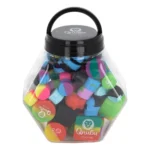 QNUBU - MIX SILICONE CONTAINERS WITH DISPLAY | SIZE L 58pcs - Image 2