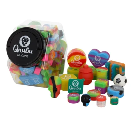 QNUBU - MIX CONTENITORI IN SILICONE CON DISPLAY | TAGLIA XL 139pz