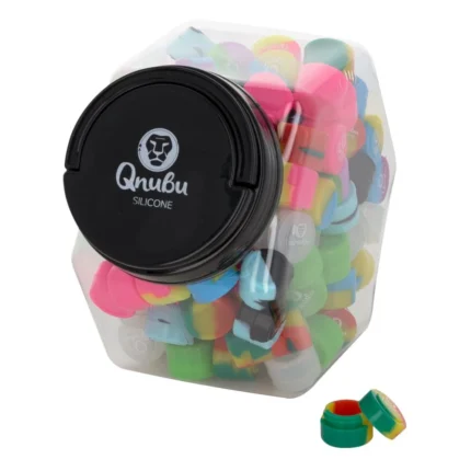 QNUBU - CONTENITORI IN SILICONE CON DISPLAY | ROTONDO 2ml 130pz