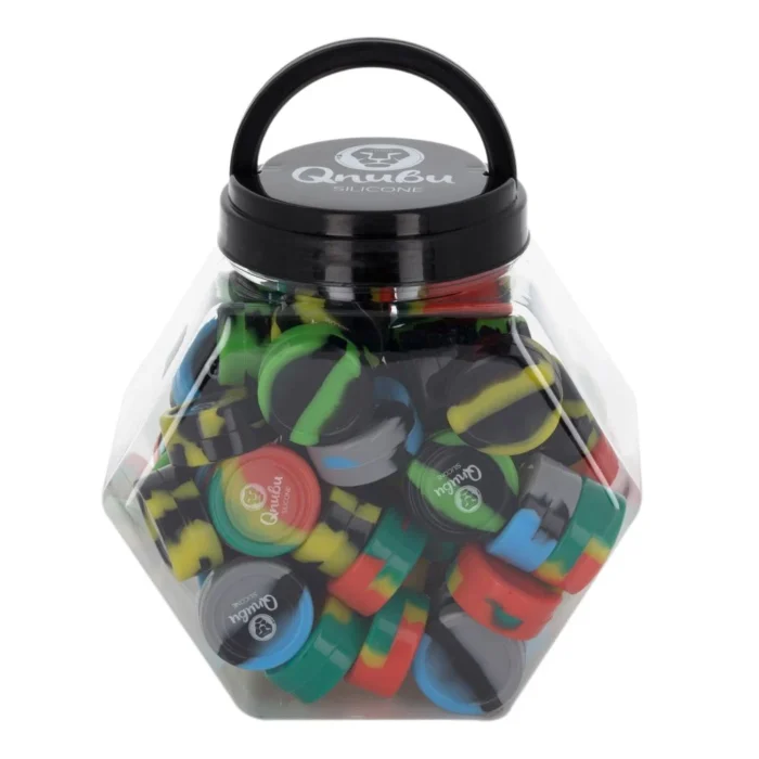 QNUBU - SILICONE CONTAINERS WITH DISPLAY | ROUND 11ml 60pcs - Image 2