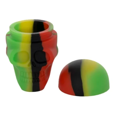 QNUBU - CONTENEDORES DE SILICONA CON DISPLAY | SKULL 15ml 40pcs - Imagen 3