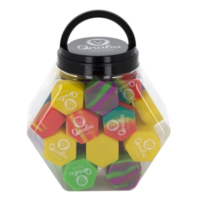 QNUBU - CONTENITORI IN SILICONE CON DISPLAY | ESAGONO 26ml 40pz - immagine 2