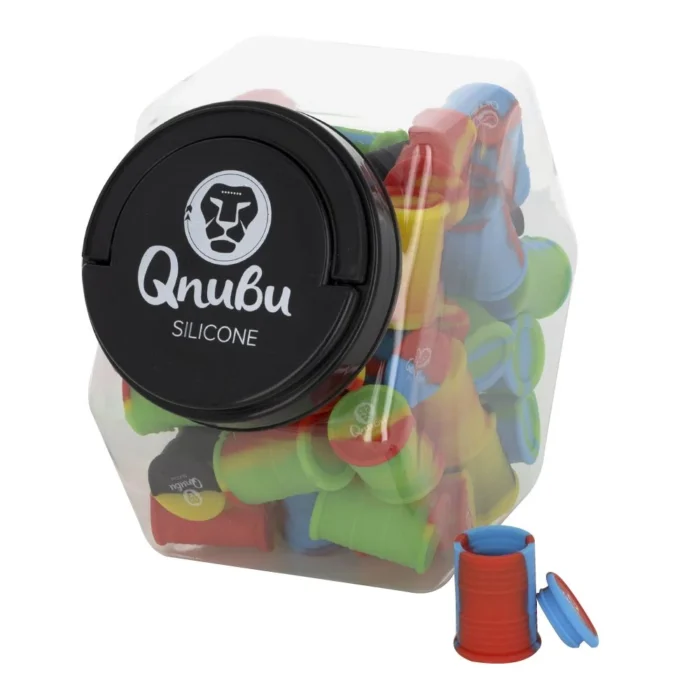 QNUBU - CONTENITORI IN SILICONE CON DISPLAY | BARILE 11ml 50pz - immagine 1