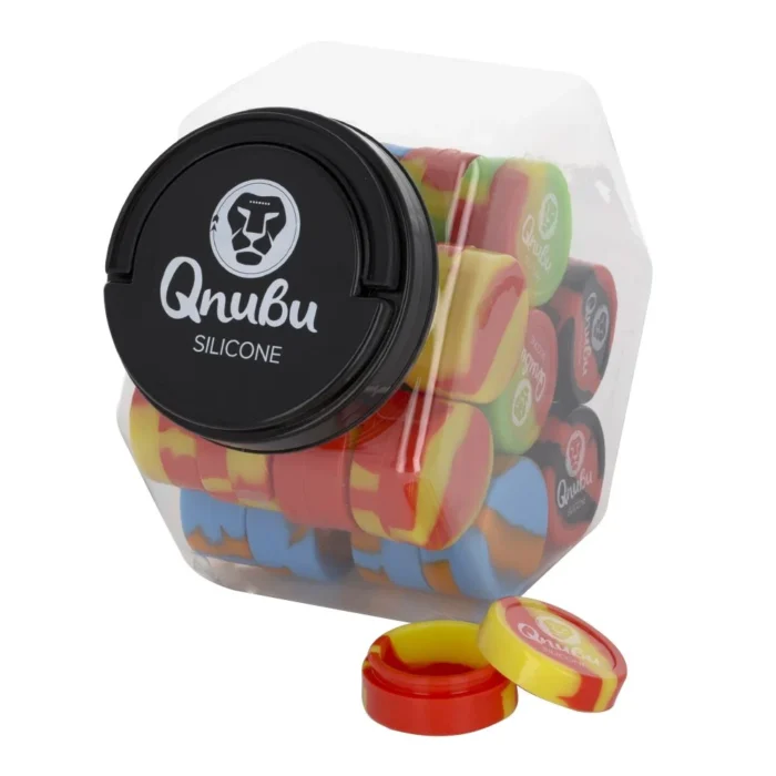 QNUBU - CONTENITORI IN SILICONE CON DISPLAY | ROTONDO 22ml 30pz - immagine 1