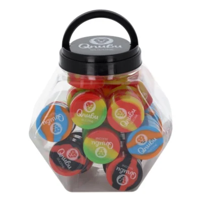 QNUBU - CONTENEDORES DE SILICONA CON DISPLAY | REDONDOS 22ml 30pcs - Imagen 2