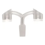 QNUBU - DOPPIO BRACIERE BANGER IN QUARZO | DOUBLE QUARTZ BANGER