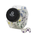 QNUBU - CONTENEDORES DE SILICONA CON DISPLAY | BOLA 8ml 25pcs