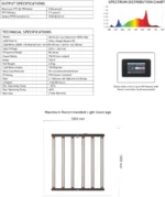 ORTOLED - S LINE FOLDABLE HL DUAL  (2.7 µmol/J) | 780W  FULL CYCLE + UV/FR  DRIVER INTEGRATO - immagine 5