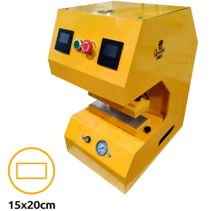QNUBU - AUTOMATIC ROSIN PRESS LION | 20TON DOUBLE PLATE 7,6x25cm AND 15x20cm - Image 2