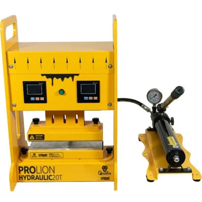 QNUBU - HYDRAULIC ROSIN PRESS PRO LION | 20TON DOUBLE PLATE 7,6x25cm AND 15x20cm - Image 5