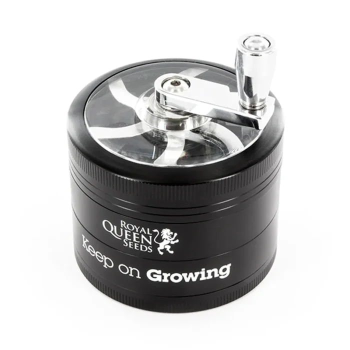 ROYAL QUEEN SEEDS - GRINDER A MULINELLO IN METALLO | 62mm - immagine 1