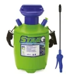 POMPA A PRESSIONE MOD.5  5 LITRI IN PLASTICA VERDE/BLU CON LANCIA - NEBULIZZATORE