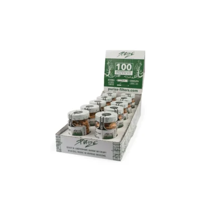 PURIZE - FILTRI AI CARBONI ATTIVI | XTRA SLIM DISPLAY 10 BARATTOLI - SPY 100PZ