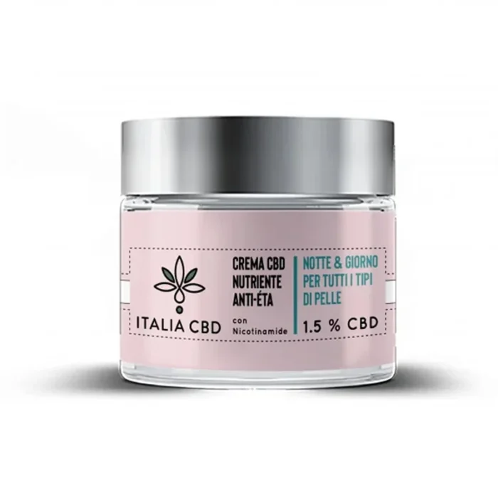 ITALIA CBD - CREMA NUTRIENTE ANTI-ETÀ | 1,5% CBD | 50ml - immagine 1