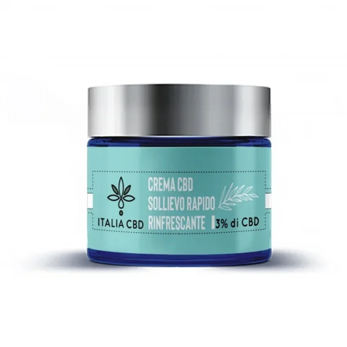 ITALIA CBD - CREMA SOLLIEVO RAPIDO RINFRESCANTE | 3% CBD | 50ml - immagine 1