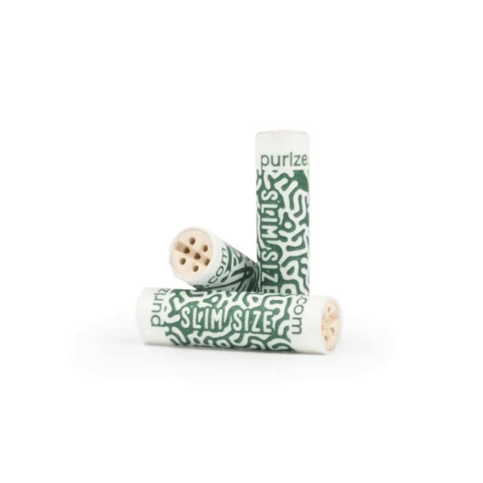 PURIZE - FILTRI AI CARBONI ATTIVI | SLIM DISPLAY 10 CONFEZIONI - BIANCO 50 PZ - immagine 2