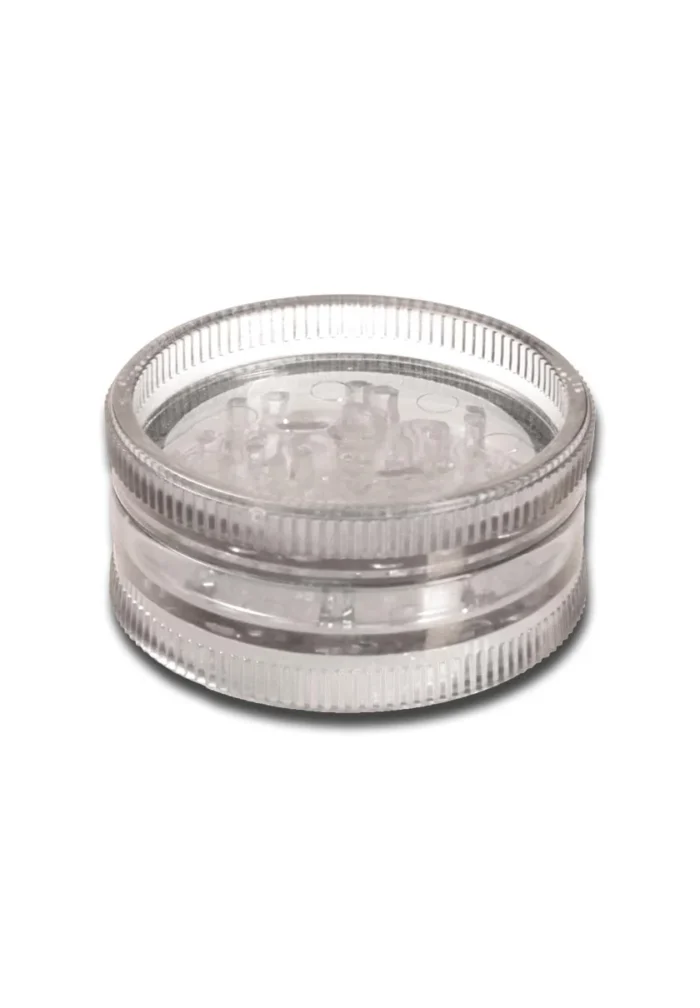GRINDER TRANSPARENT PLASTIC | 2 PARTS 50x25mm - Image 2