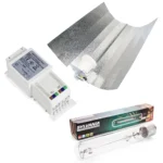 KIT ECO  HORTIGEAR 400W CON LAMPADA SYLVANIA GROLUX 400W E SCHERMO RIFLETTENTE