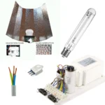 KIT HORTI COMPACT GEAR 250W HPS -MH GROLUX 250W CRESCITA E FIORITURA