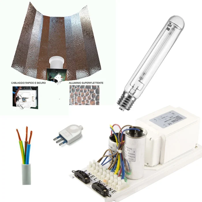 KIT HORTI GEAR FLOWER SPECTRUM PRO HPS 600W GIB LIGHTING – Image 1