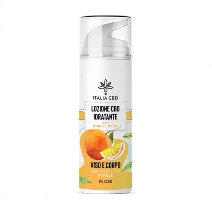 ITALIA CBD - LOZIONE IDRATANTE ARANCIO DOLCE | 1% CBD | 30ml - immagine 1