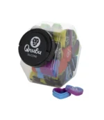 QNUBU - ENVASES DE SILICONA CON DISPLAY | CORAZÓN 18ml 50pcs