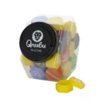 QNUBU - SILICONE CONTAINERS WITH DISPLAY | HEX 26ml 40pcs