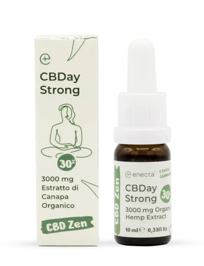 ENECTA - CBDAY STRONG OLIO AL CBD 30% | 10ml 3000mg - immagine 1