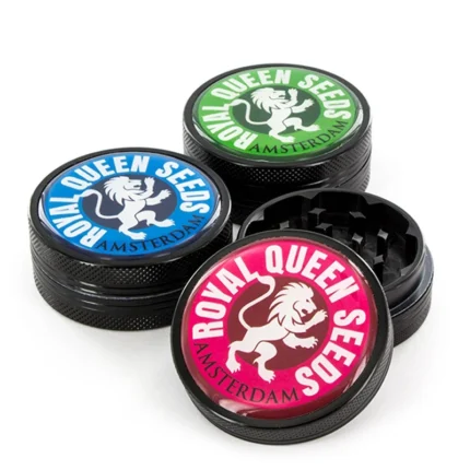 ROYAL QUEEN SEEDS - GRINDER IN METALLO CON LOGO | 40x18mm