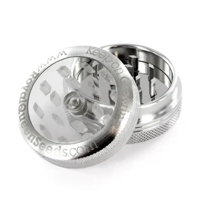 ROYAL QUEEN SEEDS - GRINDER WITH TRANSPARENT LID | 48mm – Image 2