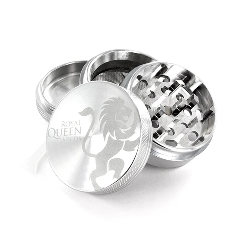 ROYAL QUEEN SEEDS - GRINDER IN METALLO INCISO | 55mm - immagine 1