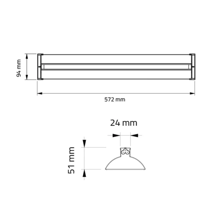 INDOORLIGHT - KIT STICKY BOOST UV 2.0 24W | LAMPADA + PORTALAMPADA + TIMER DIGITALE - Imagen 4