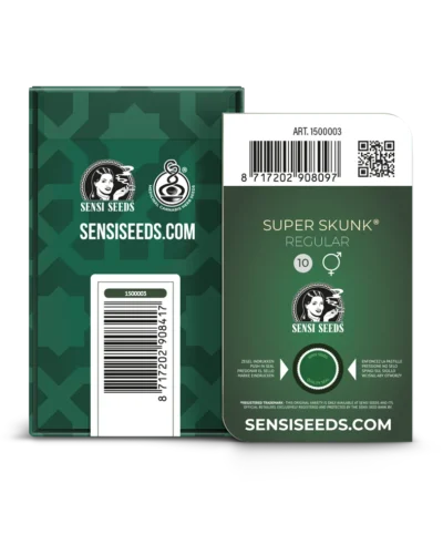 BANCO DE SEMILLAS SENSI - SUPER SKUNK REG | 10 SEMILLAS - Imagen 4