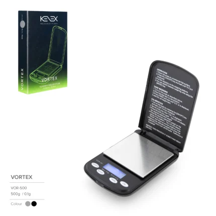 KENEX - BILANCIA DIGITALE VORTEX VOR-500 | MAX 500 GRAMMI STEP 0,1G
