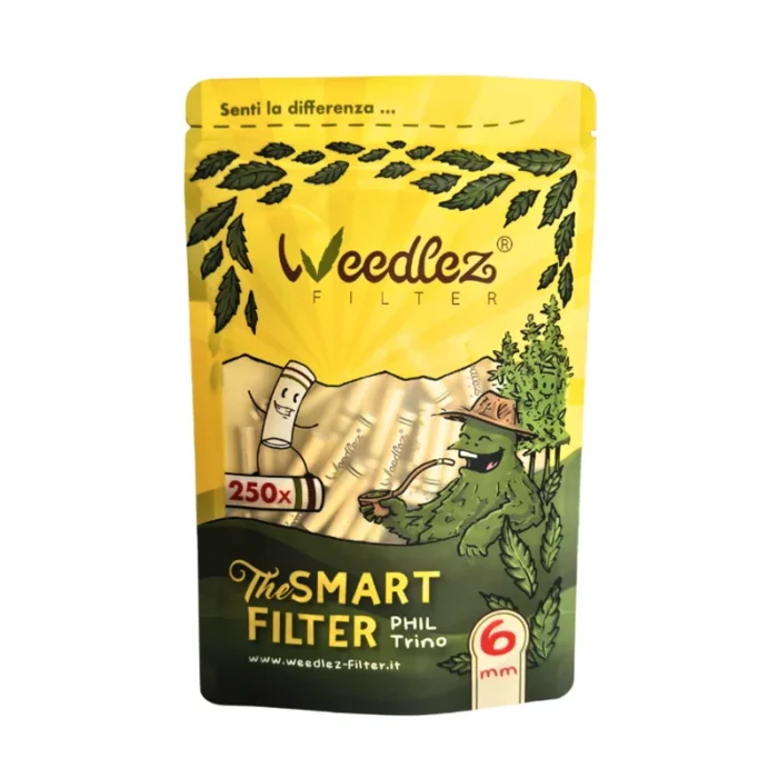 WEEDLEZ - FILTRI AI CARBONI ATTIVI | CLASSIC Ø 6mm - 250pz. - immagine 1